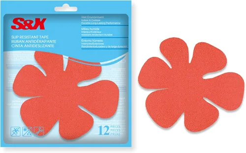 Miniatura 9 de S&X Calcomanías antideslizantes para bañera, peldaños adhesivos de delfín con agarre – Superficie texturizada de grano fino – Paquete de 12