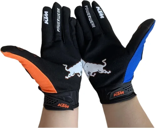 Miniatura 2 de Bull - Guantes antideslizantes de ciclismo para motociclismo, ciclismo, dedos completos, todoterreno, para hombres, mujeres y montañismo
