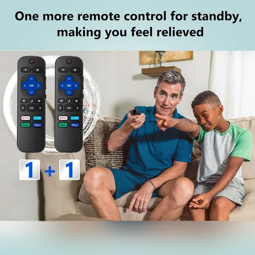 Miniatura 8 de Paquete de 2 piezas de repuesto para control remoto LG-TV, AKB76040302 control remoto universal para todos los televisores inteligentes LG 4K OLED
