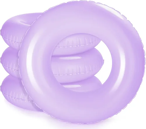Miniatura 10 de 4 flotadores inflables de piscina de 33 pulgadas, anillos de natación para adultos, tubo interior de natación, balsa, flotador, juguetes para playa
