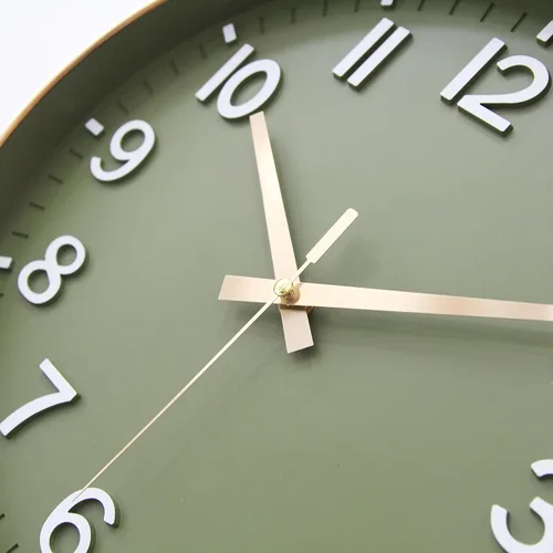 Miniatura 2 de HZDHCLH Relojes de Pared a Batería, 12 pulgadas, Silencioso Sin Tictac, Reloj de Pared Moderno para Sala de Estar, Dormitorio, Cocina, Oficina