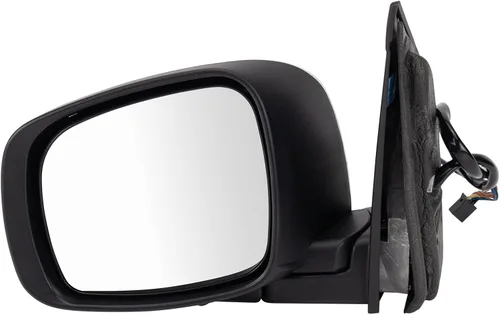 Miniatura 25 de TRQ Espejo plegable con calefacción eléctrica del lado del conductor con indicador de punto ciego pintura a juego negro liso compatible con Kia
