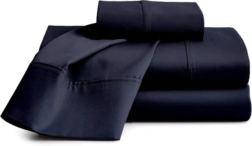 Miniatura 21 de Sábanas de cama 100% algodón orgánico de bolsillo extra profundo, tamaño individual, color burdeos, sábanas orgánicas de 1000 hilos, sábanas