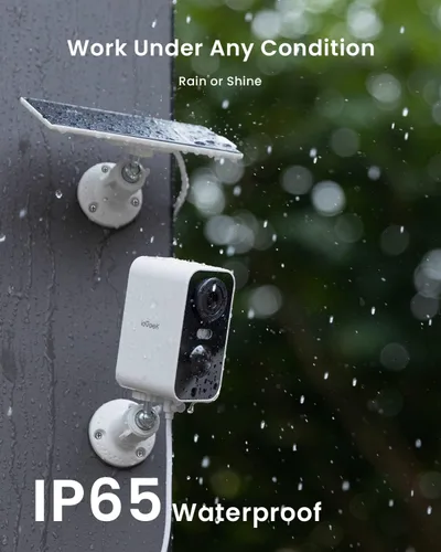 Miniatura 9 de ieGeek Cámaras de Seguridad Solares Inalámbricas para Exteriores, Paquete de 2 Sistema de Cámaras WiFi 2K con Batería para Vigilancia del Hogar