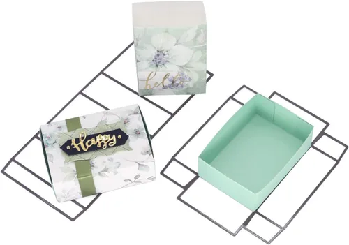 Miniatura 7 de Bira Craft Boxes - Troqueles de corte, plantillas de troqueles de corte, diseños surtidos (caja de almohada)
