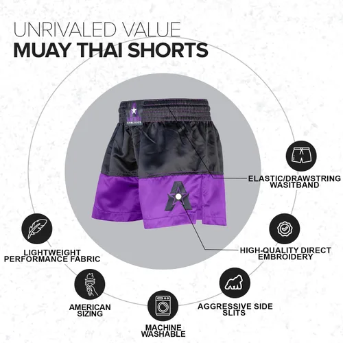 Miniatura 24 de Anthem Athletics Pantalones cortos de Muay Thai para hombre, pantalones cortos de Muay Thai para mujer - Kickboxing Short Boxing Trunks 5050 Classic