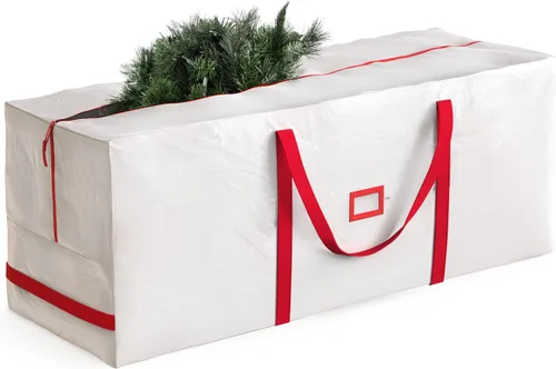 Miniatura 19 de Bolsa de almacenamiento para árbol de Navidad Zober - Se adapta a árboles artificiales de 7.5 pies - Bolsa de árbol de Navidad de plástico