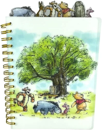 Miniatura 24 de Disney Encanto - Cuaderno con pestañas encuadernadas, encuadernado en espiral, 96 páginas a rayas, 8 x 7 pulgadas, morado