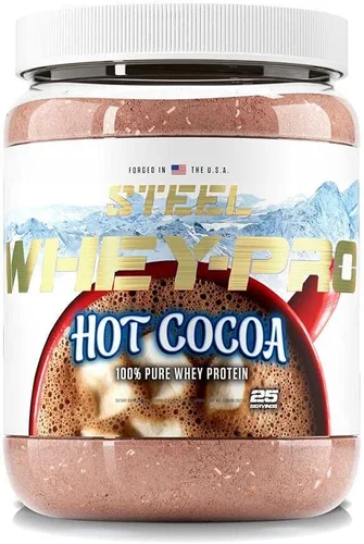 Miniatura 9 de Steel Supplements Whey-Pro Proteína de suero en polvo 100% pura para hombres y mujeres, chocolate con leche, ganancia muscular y recuperación