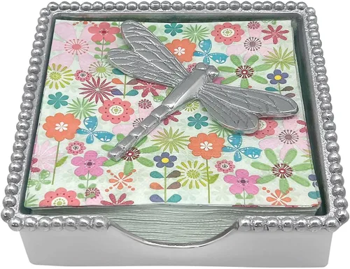 Miniatura 7 de Mariposa Juego de servilletas de bambú de piña tropical plata brillante regalos Servilleteros y juegos de pesas Aluminio SANDCAST