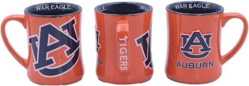 Miniatura 21 de RFSJ Nebraska Cornhuskers - Taza de cerámica en relieve (3D) de 16 onzas, color rojo