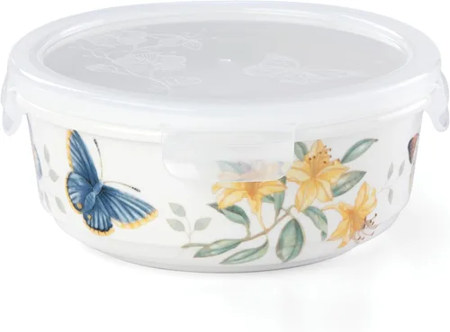 Miniatura 6 de Lenox Mariposa Prado - Recipiente redondo para servir y almacenar, pequeño