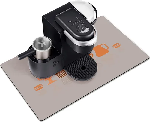 Miniatura 11 de Alfombrilla de bar de Golener, alfombrilla absorbente para derrames de cafetera, tapete protector de mostrador debajo de la máquina de espresso