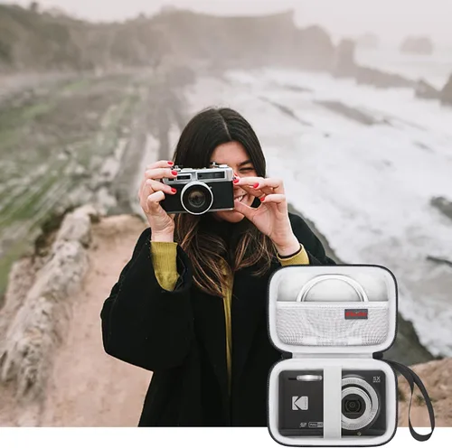 Miniatura 7 de Elonbo Funda de transporte para cámara KODAK PIXPRO FZ55 / FZ53 / FZ45 / FZ43 16MP cámara digital, soporte de almacenamiento para cámara