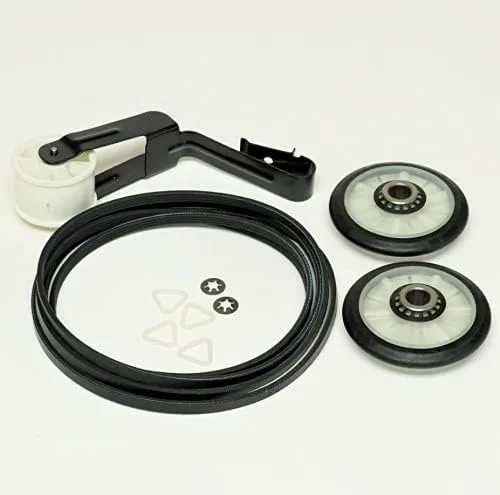 Repuesto del kit de rodillos de tambor de reparación para Whirlpool Supreme, Whirlpool Estate, Roper REX3614KW1 RES7646KQ2 REX4634KQ1 RGX5634KQ2,