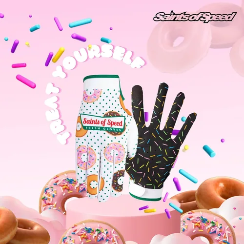 Miniatura 4 de Saints of Speed Guantes de Dirt Bike Estampados con Rosquilla – Guantes de Bicicleta con Pantalla Táctil para Motocross, Ciclismo de Montaña, BMX