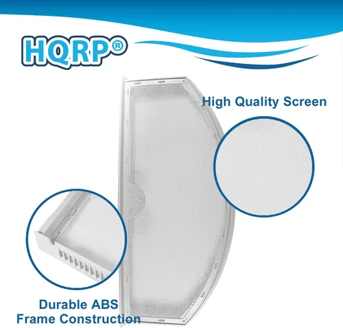 Miniatura 5 de HQRP WE03X23881 Reemplazo de pantalla de filtro de pelusa para secadora GE Hotpoint AP6031713 PS11763056 4476390 EAP11763056, se adapta a