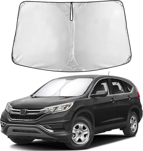 Miniatura 76 de Econour Parasol para parabrisas compatible con Honda Civic 2016-2021, protector de parasol plegable para ventana, bloquea los rayos UV y mantiene tu