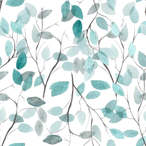 Miniatura 8 de VaryStyle Papel tapiz floral azul gris de 17.7 x 118 pulgadas, para despegar y pegar, ramo de flores de iris, papel de contacto floral, papel