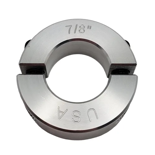 Miniatura 34 de Diámetro de orificio de 0.50 pulgadas - Abrazadera del collar de eje de dos piezas - Aluminio 2024 (paquete de 4)