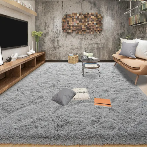 Miniatura 20 de Tepook Alfombras súper suaves y esponjosas para sala de estar, alfombras de área de 8 x 10 pies para dormitorio, alfombra moderna peluda, alfombras