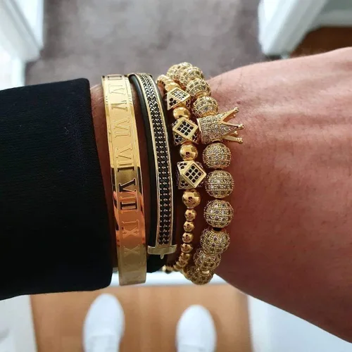 Miniatura 7 de 200 cuentas espaciadoras redondas lisas doradas, latón chapado en oro, resistente al deslustre, sin costuras, sueltas para hacer pulseras y joyas