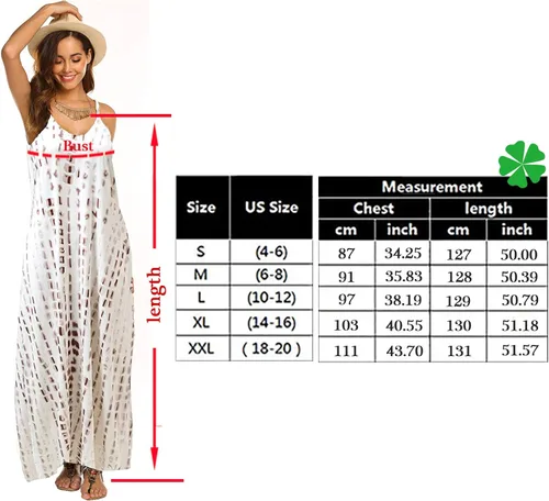 Miniatura 3 de Ours - Vestido de verano largo para mujer con tirantes finos bolsillos estampado floral uso informal estilo bohemio