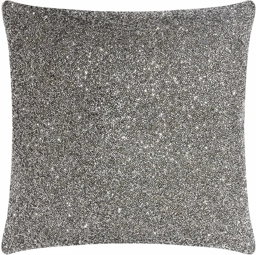 Miniatura 15 de Almohada luminosa, diamantes de imitación brillantes, terciopelo suave, inserto de fibra hipoalergénica, funda lavable, acento de decoración