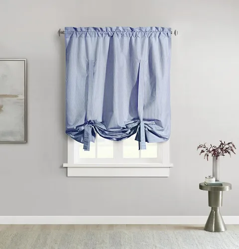 Miniatura 8 de Loft Living Par de paneles de cortina para ventana de doble poste de 40 x 54 pulgadas, color burdeos