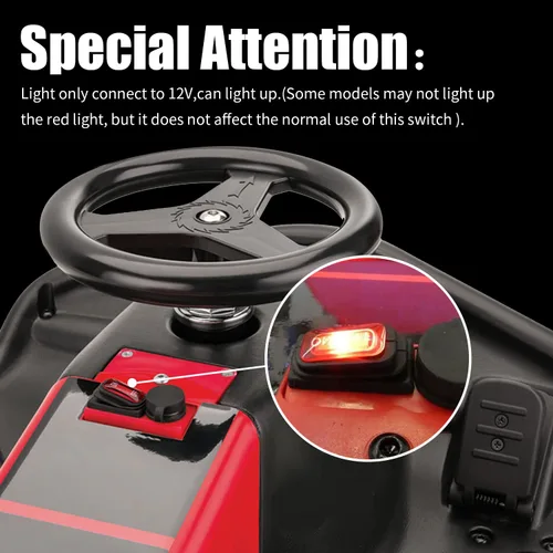 Miniatura 3 de GREHUA Interruptor de encendido y apagado para scooter eléctrico Razor MX350 E300 E100 E200 E325 RX200 eSpark Crazy Cart Dune Buggy Dirt Quad 500