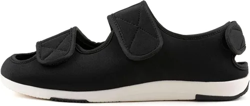 Miniatura 4 de RockDove Pantuflas diabéticas ajustables de 3 correas para hombre 8