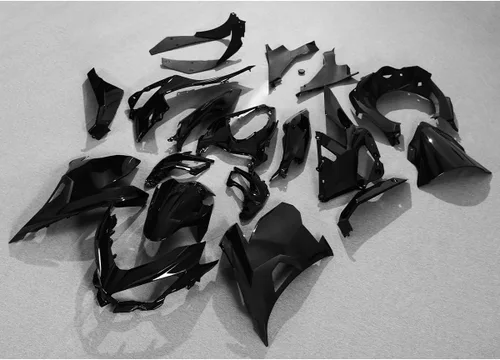 Miniatura 3 de Juego de carenado negro brillante para 2018 2019 2020 2021 2022 2023 Kawasaki Ninja 400 EX400 ABS, cuerpo de plástico inyectado