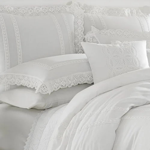 Miniatura 4 de Laura Ashley - Juego de funda de edredón tamaño individual, ropa de cama reversible de algodón con funda a juego, decoración ligera del hogar