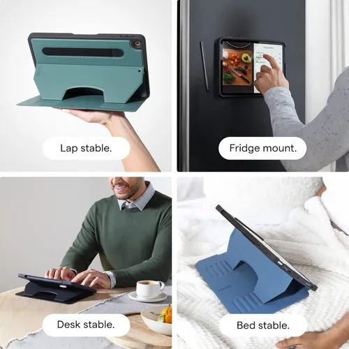 Miniatura 5 de ZUGU CASE Para iPad Air 11 M4 2026/M3 2025/M2 2024 iPad Air 4 y 5 de 10.9 pulgadas (2020/2022) – Protector ultrafino, soporte magnético, cubierta