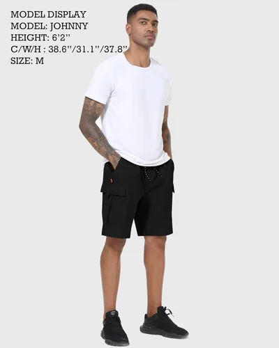 Miniatura 2 de Men's Cargo Shorts Quick Dry Lightweight Stretch Hiking Shorts for Men with 5 Pockets No Lining