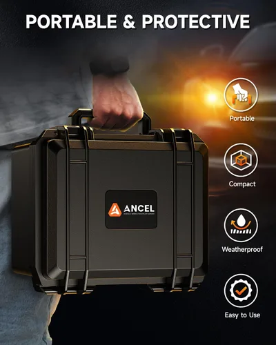 Miniatura 4 de ANCEL Máquina de humo automotriz L8000 Probador de fugas de diagnóstico de modo dual para sistemas EVAP y Turbo Bomba de aire integrada y LCD a