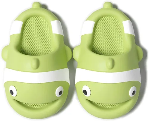 Miniatura 3 de Jerzmy Cute Clown Fish Cloud Slides for Boy Girl Kids Toddler, Soft Novelty Funny Animals House Slippers Non-Slip Beach Shoes for Indoor Outdoor