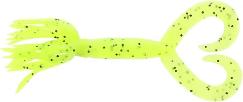 Miniatura 7 de Yamamoto - Hula Grub - Anzuelo de doble cola. CALABAZA VERDE CON ESCOPA NEGRA GRANDE (10 PACK)