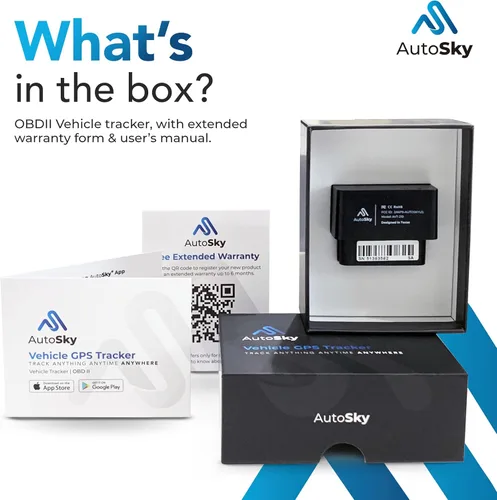Miniatura 7 de AutoSky Rastreador GPS para vehículos, OBDII, 4G LTE, Modelo - AVT-210, Ubicación del vehículo, historial de viaje, alertas de conducción, GeoFence
