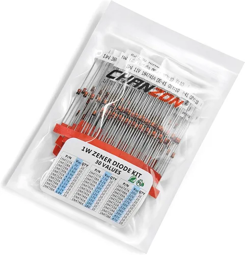Miniatura 4 de Chanzon 300 valores Kit surtido de diodos Zener de 1 W