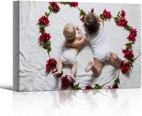Lienzo decorativo para pared personalizado con tus fotos, imágenes personalizadas a lienzo para sala de estar, dormitorio (8 x 10 pulgadas)