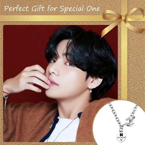 Miniatura 3 de ARETIS - Collar de regalo para niños Kpop Bangtan Be the Best J-HOPE JIMIN JIN JK RM SUGA V Collar Bangtan Boys Lover Jewelry Regalo para niños fans