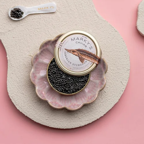 Miniatura 3 de MARKY'S Caviar Real de Esturión Siberiano – 5.5 oz / 155 g – Huevas Negras Malossol de Esturión Premium – ENTREGA GARANTIZADA DE UN DÍA PARA OTRO