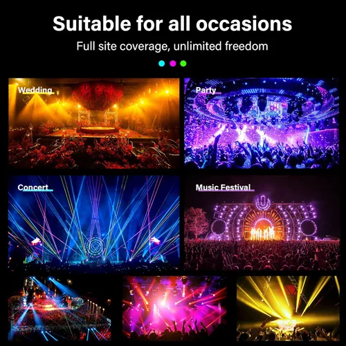 Miniatura 5 de Luz principal móvil de 230W, foco de luces de escenario 230W 7R Zoom Cabeza móvil haz Sharpy Light 8 Prism Strobe DMX 16Ch para fiesta etapa