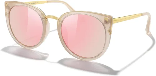 Miniatura 2 de MERRY'S Girls Cat Eye - Gafas de sol para niños, Niños Gafas de sol polarizadas S7001 para niños