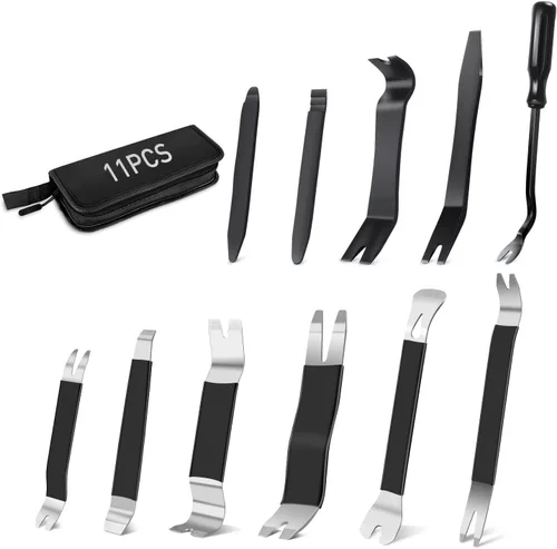 Miniatura 9 de GOOACC Kit de 5 piezas de herramientas de extracción de molduras de nylon para automóviles, kit de herramientas de extracción sin rayar para panel