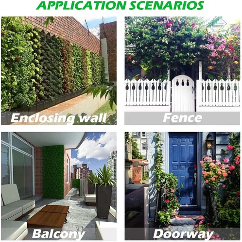 Miniatura 7 de Bolsas de cultivo colgantes para plantar, 9 bolsillos para colgar en la pared, bolsa de cultivo vertical para jardín interior y exterior, contenedor