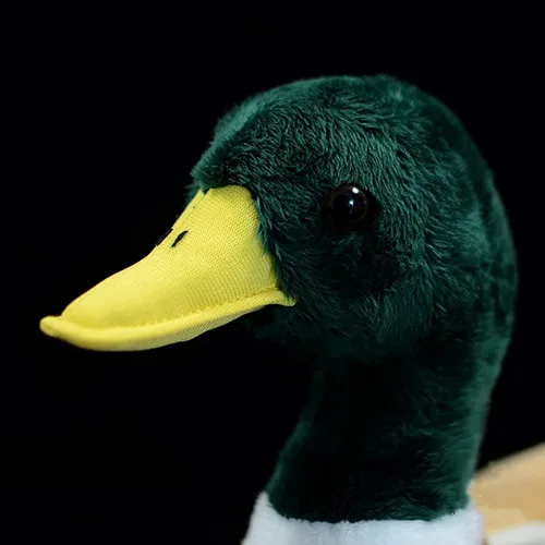 Miniatura 4 de lilizzhoumax Animal de peluche de pato real, peluche súper suave, juguetes para niños, juguetes para niñas, regalo para niños, almohada de pato