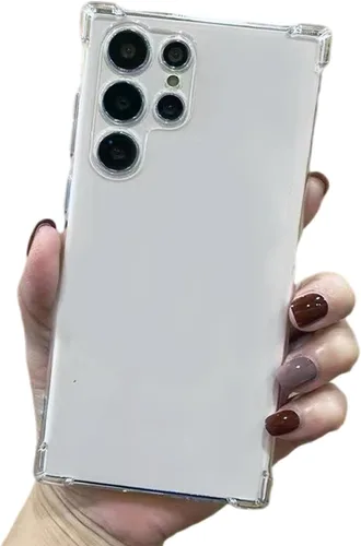 Miniatura 4 de Para Samsung Galaxy S22 Ultra Phone Case, Clear Transparents Silicone TPU Rubber Back Cover Case
