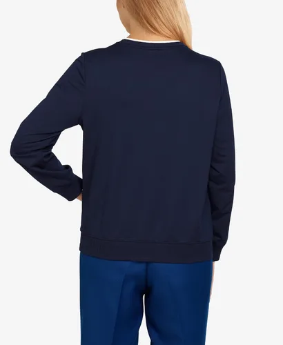 Miniatura 5 de Alfred Dunner Top de calabaza para mujer